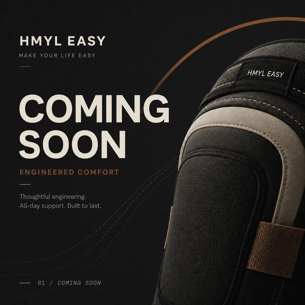 HMYL Easy Breathable Knee Pad Inserts for Work Pants