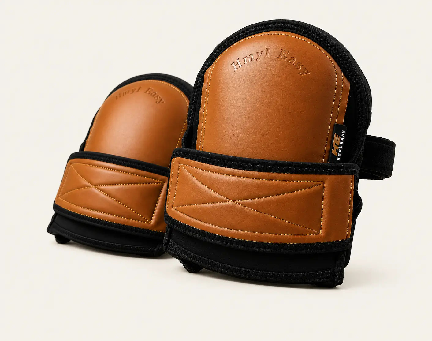 Beige HMYL EASY HM-1001 strap-on knee pad