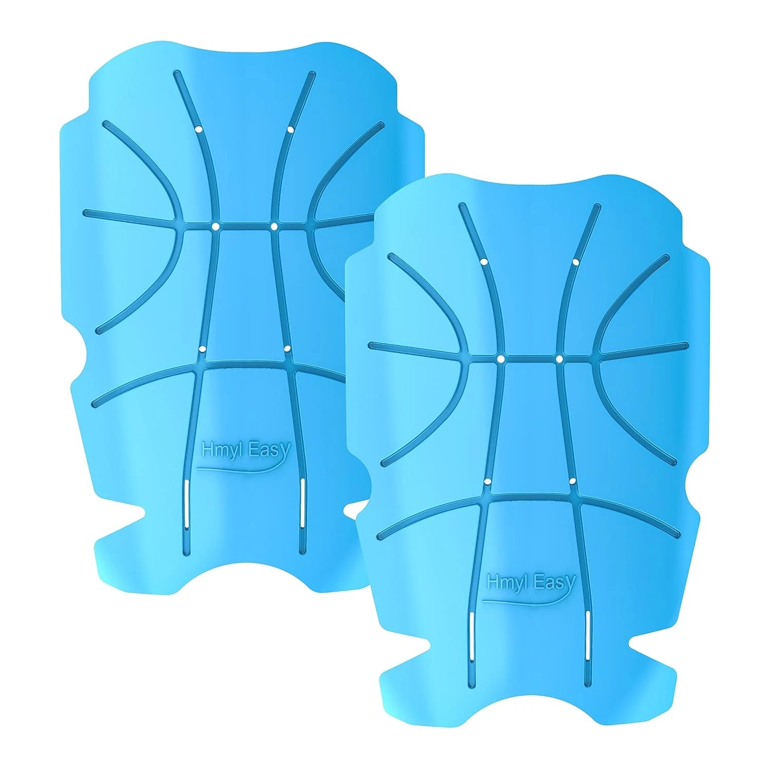 HE-1003-1 Hmyl Easy Breathable Pocket Knee Pad Insert for Work Pants/Bibs, Uniforms, and Tactical Pants, Men’s Heavy Duty Pocket Knee Pads for Construction, Flooring, and Garage, 11.5''×7.9''×0.45'', Blue image 1
