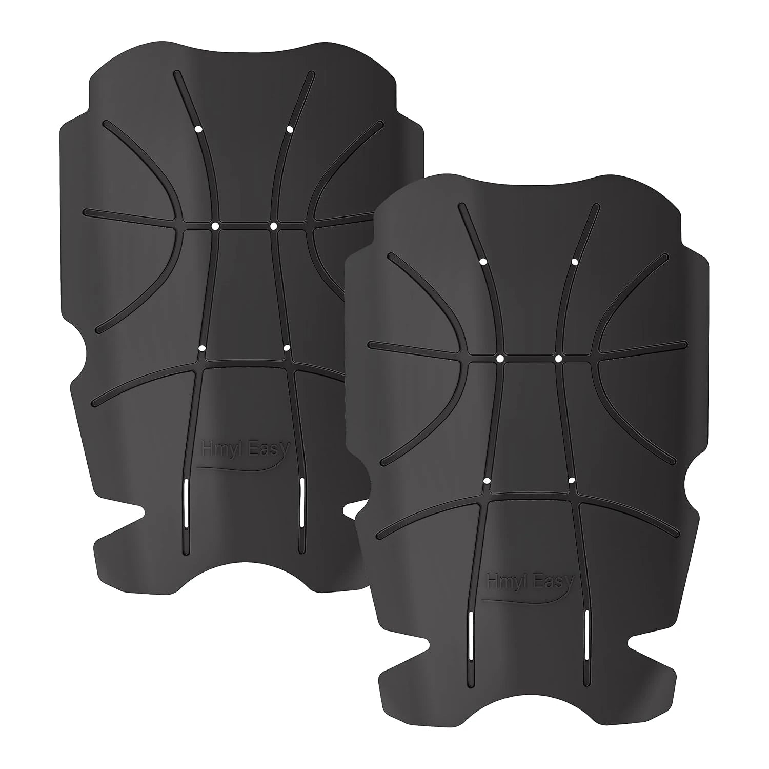 HE-1003-K1 Hmyl Easy Knee Pad Inserts for Work Pants/Bibs, Uniforms, and Tactical Pants, Breathable Knee Pads Inserts for Construction, Flooring, Gardening and Garage, Black, 11.5''×7.9''×0.45'' 1 Pair image 1