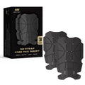 HE-1003-K3 Hmyl Easy Knee Pad Insert for Work Pants/Bibs, Uniforms, and Tactical Pants, Breathable Knee Pad Inserts for Construction, Flooring, Gardening,and Garage, 11.5''×7.9''×0.45'', BLACK, 3 Pairs image 1
