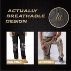 HE-1003-K3 Hmyl Easy Knee Pad Insert for Work Pants/Bibs, Uniforms, and Tactical Pants, Breathable Knee Pad Inserts for Construction, Flooring, Gardening,and Garage, 11.5''×7.9''×0.45'', BLACK, 3 Pairs image 4