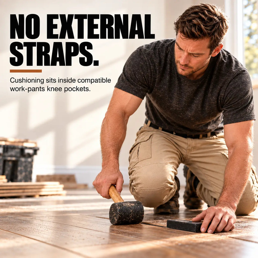 Knee Pad Inserts for Compatible Work Pants & Bibs | HMYL EASY