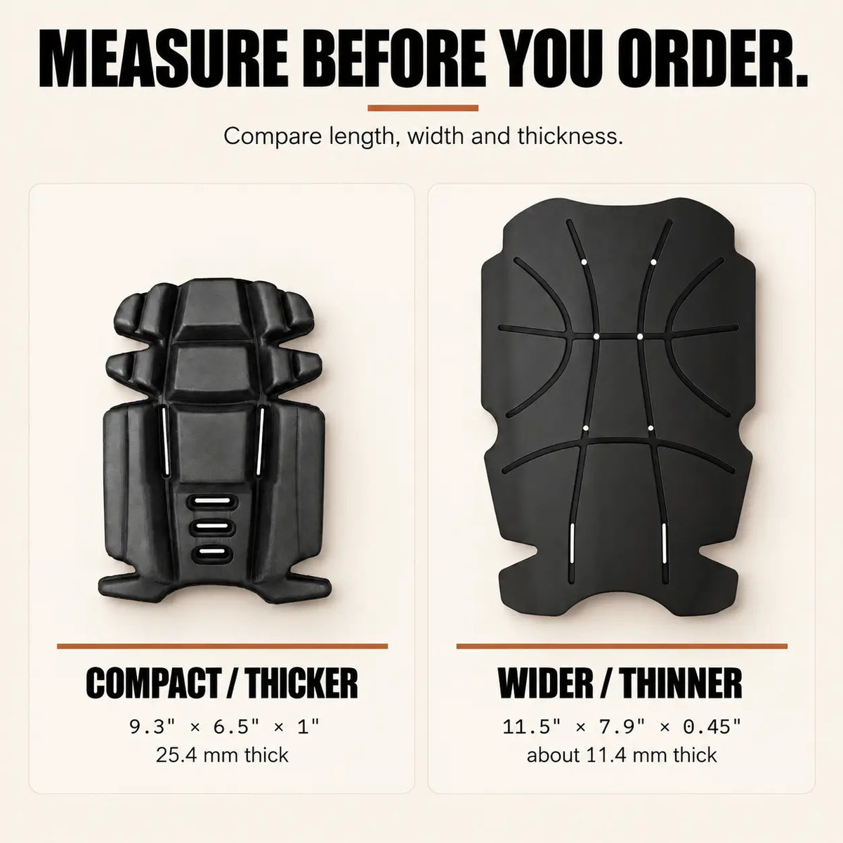 Knee Pad Inserts for Compatible Work Pants & Bibs | HMYL EASY