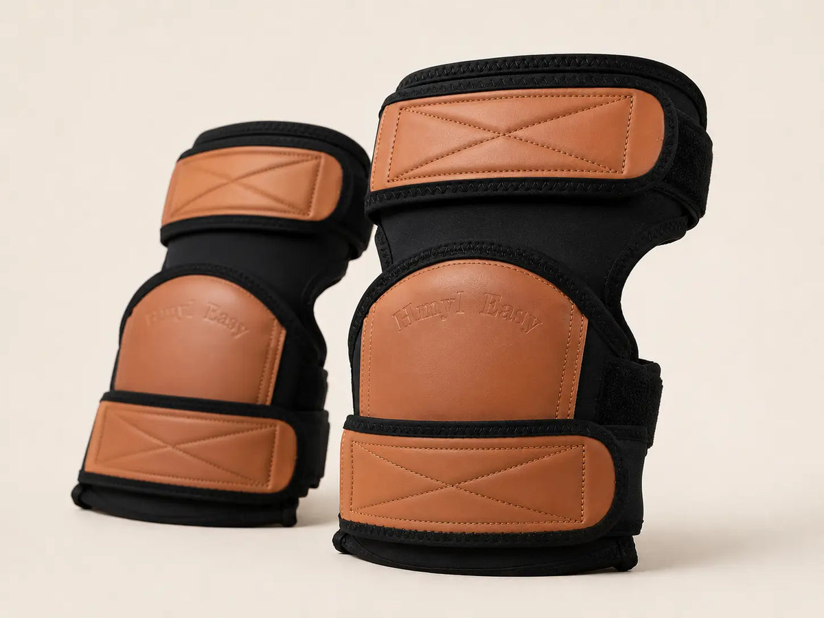 HMYL EASY soft PU two-strap knee pads